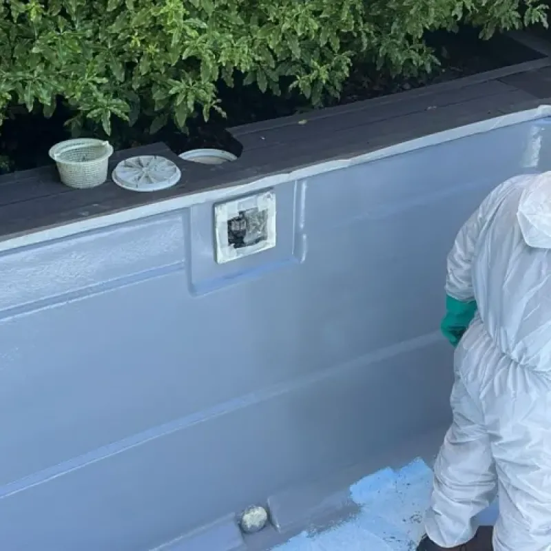 Reparación Piscina de fibra de vidrio